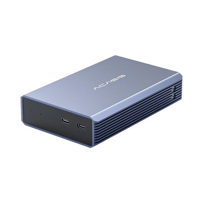Корпус для жорстких дисків ACASIS EC-7252 USB 3.0 з підтримкою RAID до 12 ТБ для SATA HDD/SSD 2,5 дюйма (Синій)