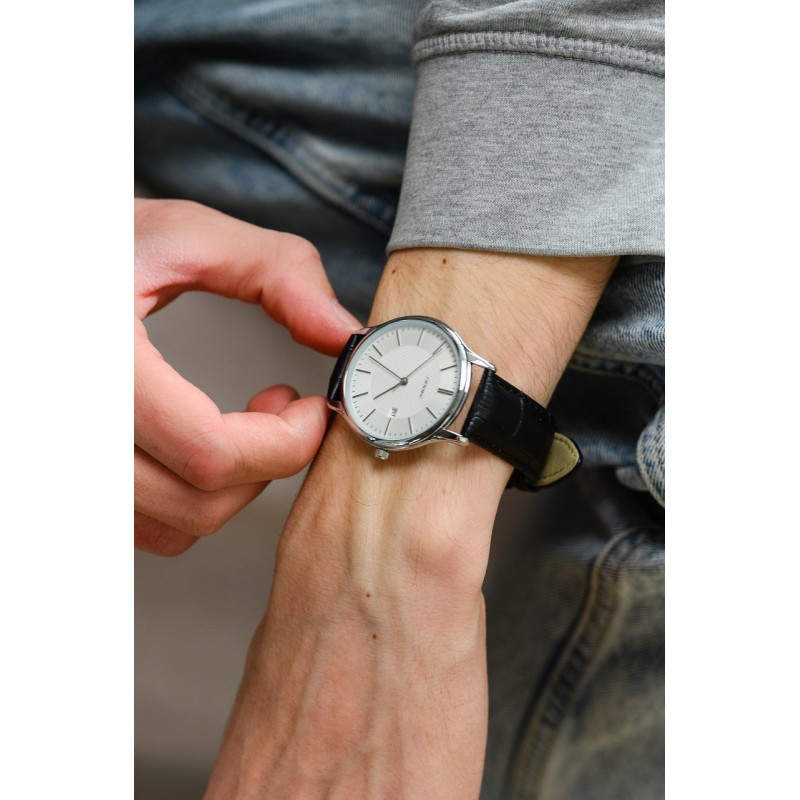 Чоловічий годинник Sinobi 9596 (11S9596G01) (Сріблястий)