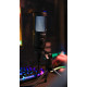 Студійний конденсаторний USB мікрофон Maono РМ461TR RGB з підсвічуванням (Чорний)