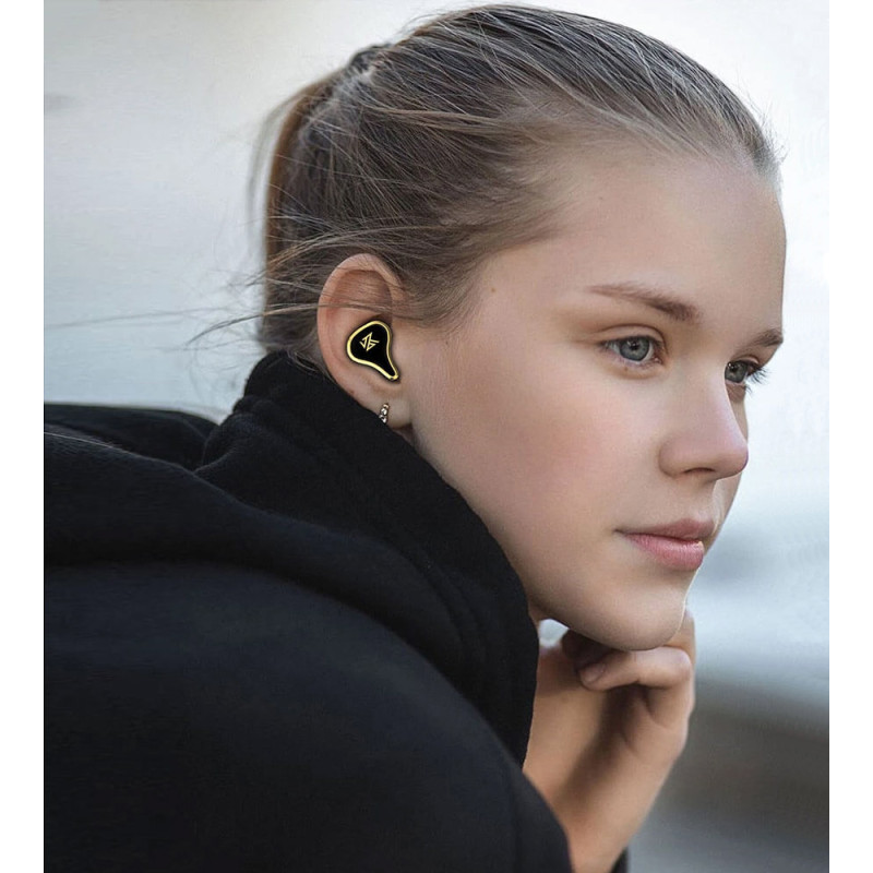 Бездротові навушники Bluetooth KZ SK10 Pro з гібридними випромінювачами (Чорний)