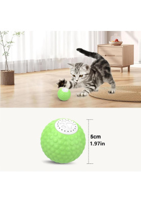 Інтерактивний м'ячик для котів PET BALL2 (Зелений)