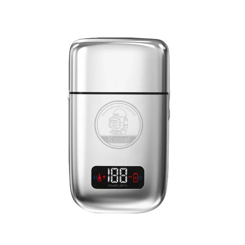 Електробритва Kemei KM-TX3 із USB-зарядкою (Сріблястий)