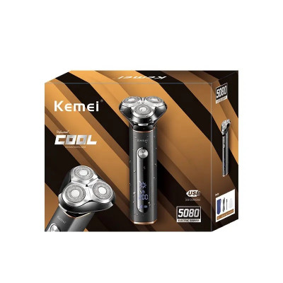 Електробритва акумуляторна Kemei KM-5080 (Чорний)