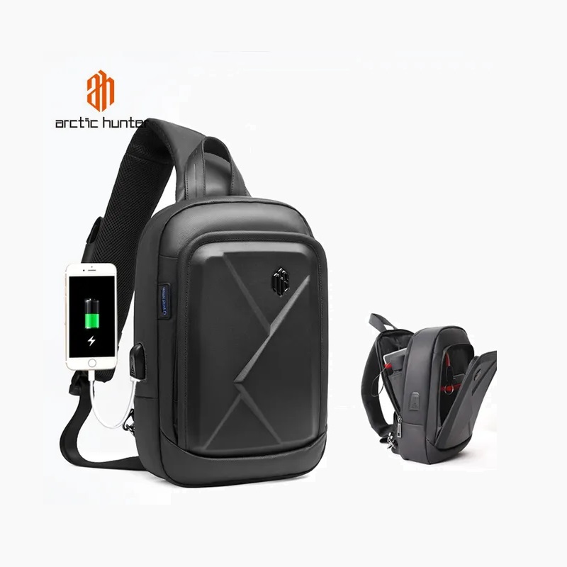Сумка через плече Arctic Hunter XB00080 (Чорний)
