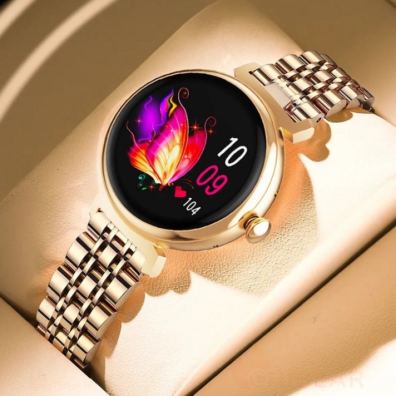 Розумний годинник Lemfo DM70 Metal з вимірюванням кисню (Золотий)