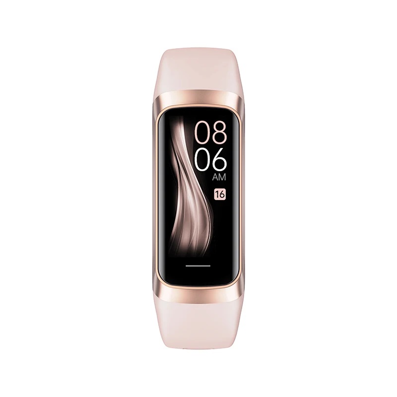 Фітнес-браслет Lemfo C60 з AMOLED-дисплеєм та пульсоксиметром (Рожевий)
