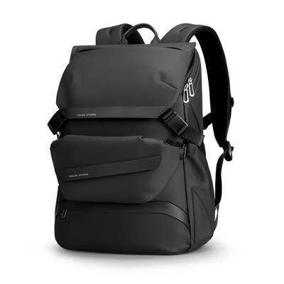 Рюкзак для ноутбука 15.6 дюймів Mark Ryden MR2859 із сумкою-бананкою (Чорний)