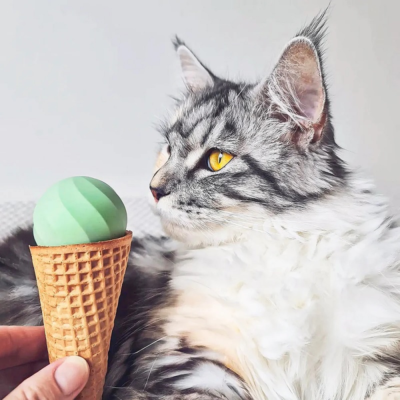 М'ячик для котів Cheerble Ice Cream Ball C0419-C (Зелений)