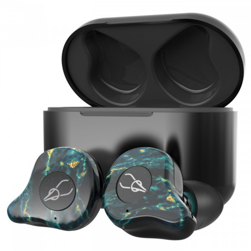 Бездротові Bluetooth навушники Sabbat E12 Elite Dream Stone (Чорно-зелений)