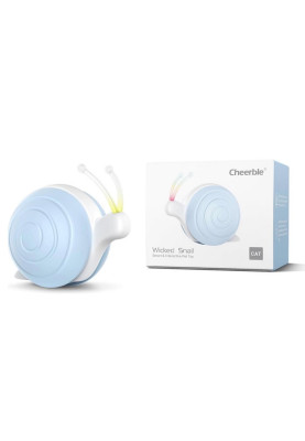 Інтерактивна іграшка для котів Cheerble Wicked Snail CWJ02 (Блакитний)