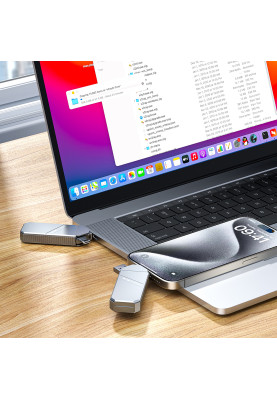 Зовнішня кишеня Acasis EC-6610 m.2 NVME SSD 2230 мм USB 3.1 + Type-C (Сріблястий)