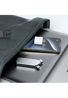 Зовнішня кишеня Acasis EC-6610 m.2 NVME SSD 2230 мм USB 3.1 + Type-C (Сріблястий)