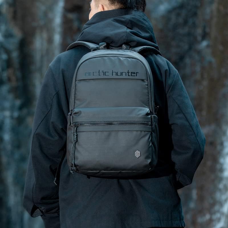 Рюкзак Arctic Hunter B00536 для ноутбука до 15.6 дюймів (Чорний)