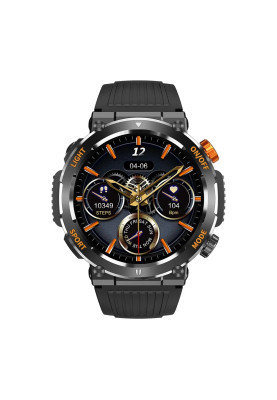 Розумний годинник COLMI V68 з AMOLED дисплеєм (Чорний)