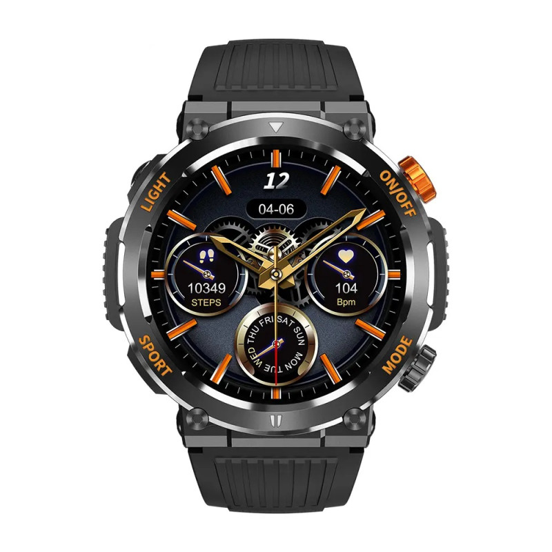 Розумний годинник COLMI V68 з AMOLED дисплеєм (Чорний)