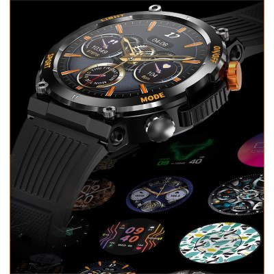 Розумний годинник COLMI V68 з AMOLED дисплеєм (Чорний)