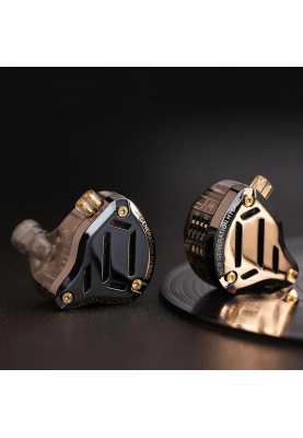 Гібридні навушники KZ ZS10 Pro 2 з мікрофоном (Чорний)