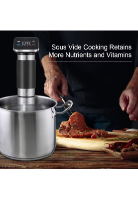 Апарат Су-від термічний циркулятор BioloMix Sous Vide SV-9008 (Чорний)