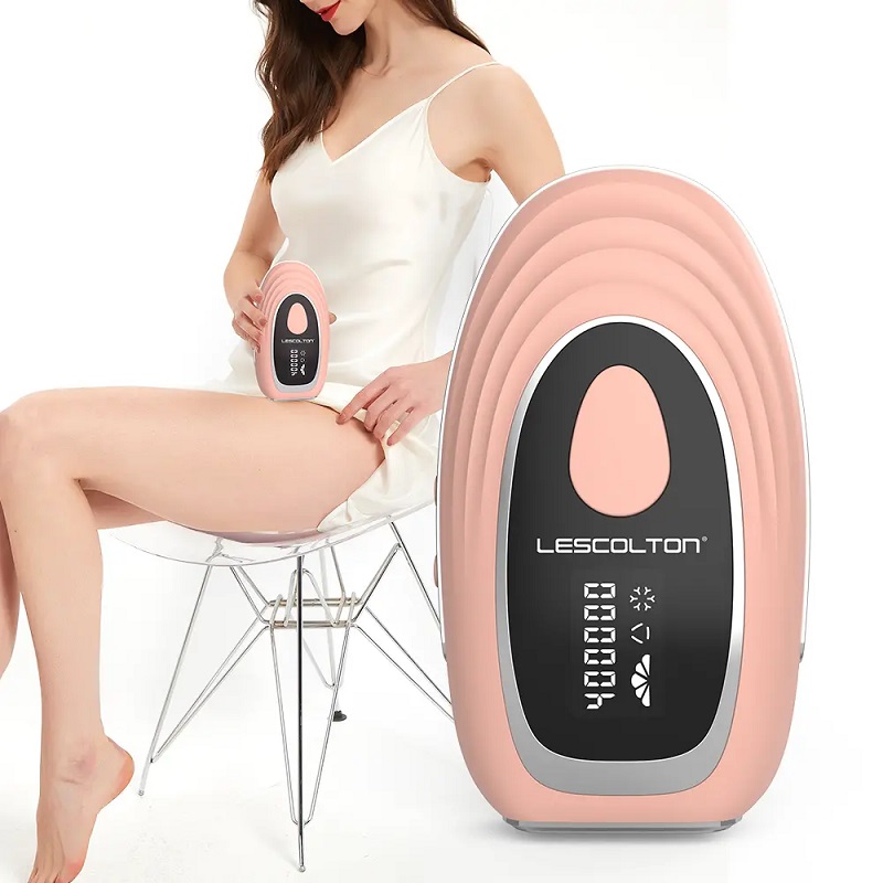 Фотоепілятор із охолодженням IPL Lescolton LS-T116 (Рожевий)