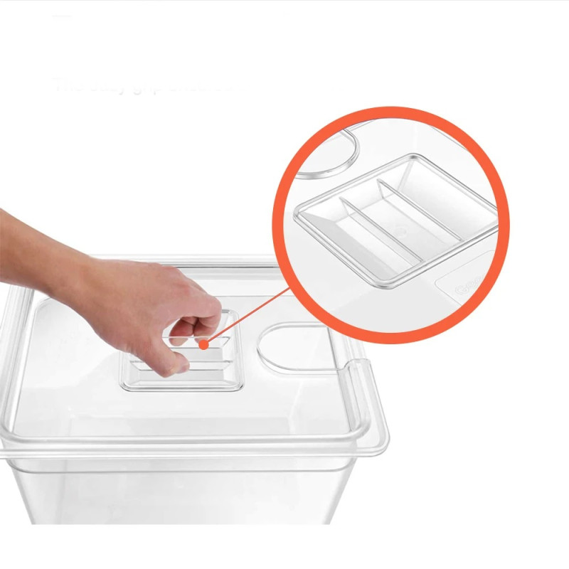Контейнер для су-від з решіткою 11L BioloMix Sous Vide Rack (Сірий)