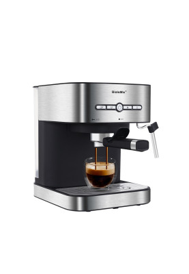 Кавоварка ріжкова BioloMix CM6866 Espresso Machine 2-in-1 зі спінювачем для молока (Сірий)