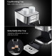 Кавоварка ріжкова BioloMix CM6866 Espresso Machine 2-in-1 зі спінювачем для молока (Сірий)