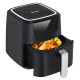 Аерогриль фритюрниця BioloMix BAF500D Air Fryer 5L для смаження без масла (Чорний)