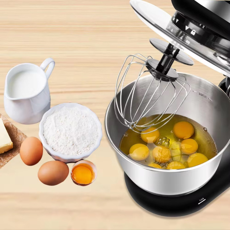Планетарний міксер BioloMix BM785 5L Stand Mixer (Чорний)
