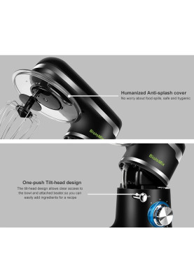 Планетарний міксер BioloMix BM785 5L Stand Mixer (Чорний)