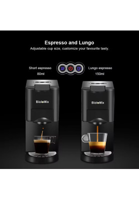 Кавоварка 3-in-1 BioloMix BK-513 Espresso Coffee Machine (Сірий)