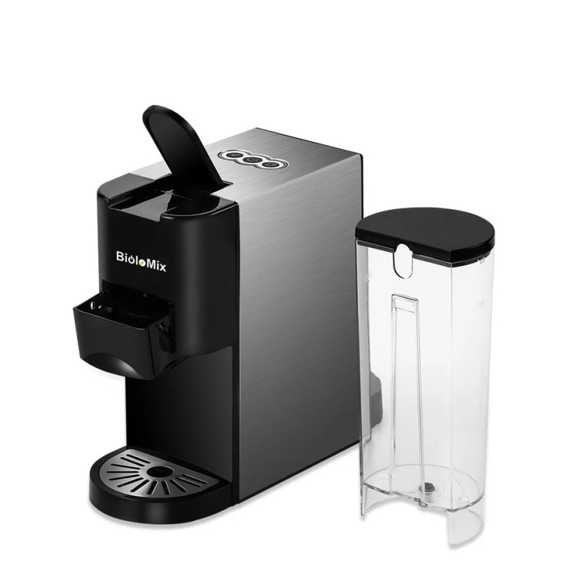 Кавоварка 3-in-1 BioloMix BK-513 Espresso Coffee Machine (Сірий)