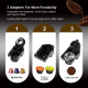 Кавоварка 3-in-1 BioloMix BK-513 Espresso Coffee Machine (Сірий)