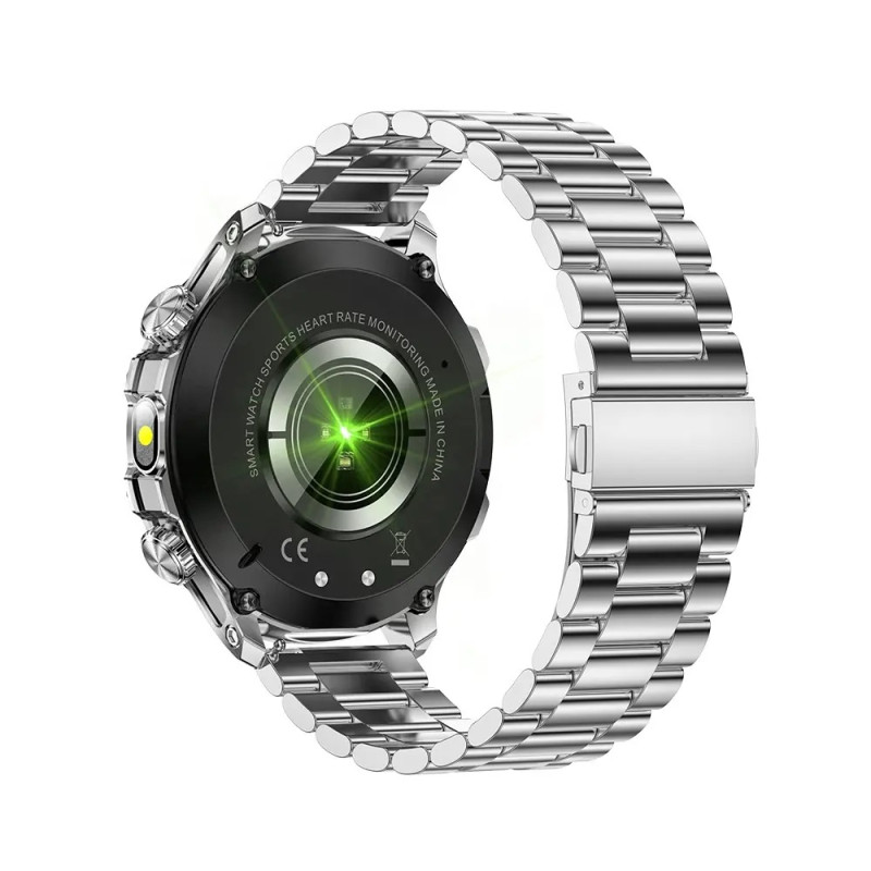 Розумний годинник Lemfo AK75 Metal з функцією розмови (Сріблястий)