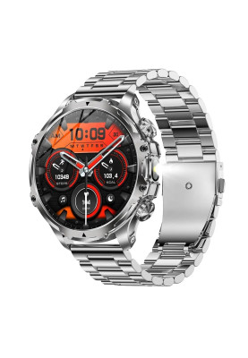 Розумний годинник Lemfo AK75 Metal з функцією розмови (Сріблястий)
