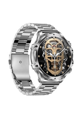 Розумний годинник Lemfo AK75 Metal з функцією розмови (Сріблястий)