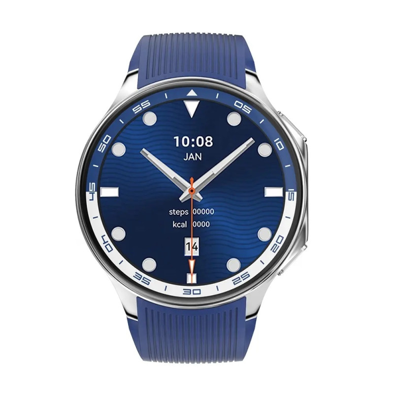 Розумний годинник NO.1 DT WATCH X з можливістю підключити навушники (Сріблястий)