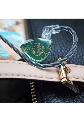 Вакуумні навушники Tangzu Wan'er Jade Green з динамічним випромінювачем (Зелений)