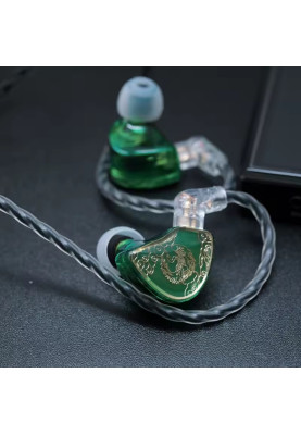Вакуумні навушники Tangzu Wan'er Jade Green з динамічним випромінювачем (Зелений)