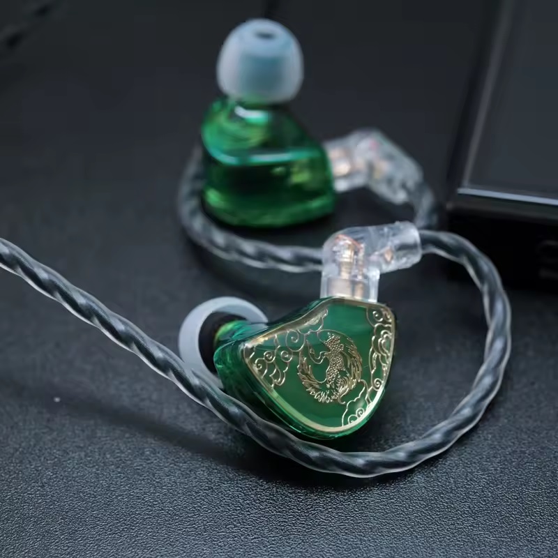 Вакуумні навушники Tangzu Wan'er Jade Green з динамічним випромінювачем (Зелений)