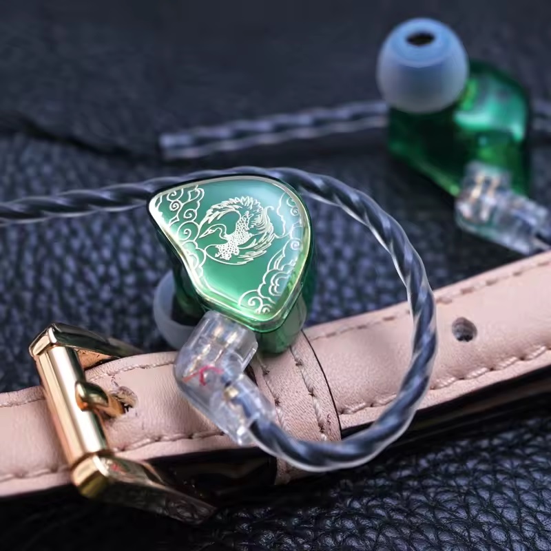Вакуумні навушники Tangzu Wan'er Jade Green з динамічним випромінювачем (Зелений)