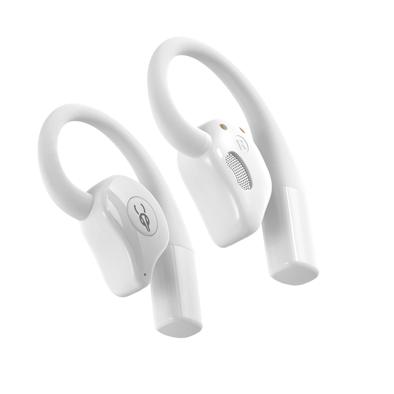 Спортивні Bluetooth навушники Sabbat Q12 Cloud White відкритого типу (Білий)