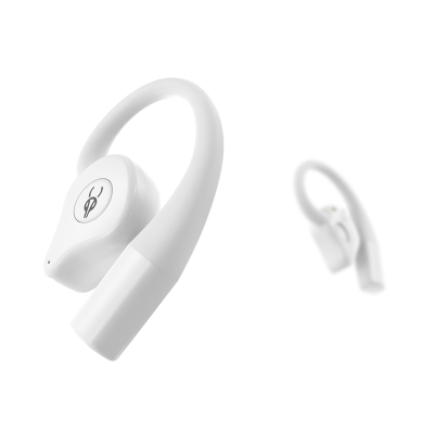 Спортивні Bluetooth навушники Sabbat Q12 Cloud White відкритого типу (Білий)