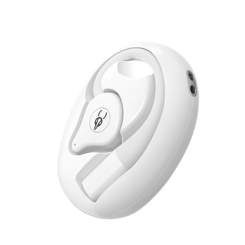 Спортивні Bluetooth навушники Sabbat Q12 Cloud White відкритого типу (Білий)
