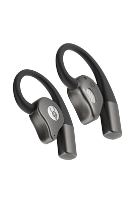 Спортивні Bluetooth навушники Sabbat Q12 Ink Black відкритого типу (Чорний)