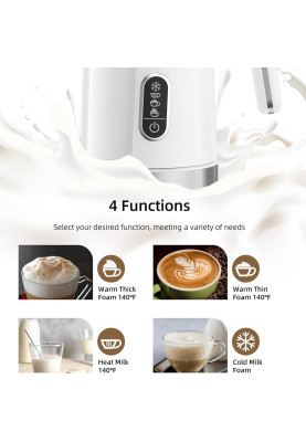 Спінювач молока (капучинатор) Biolomix Milk Frother BMF101 (Білий)