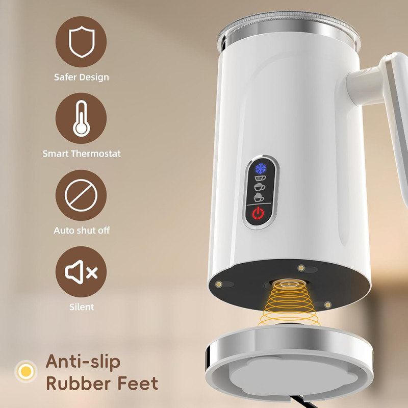 Спінювач молока (капучинатор) Biolomix Milk Frother BMF101 (Білий)
