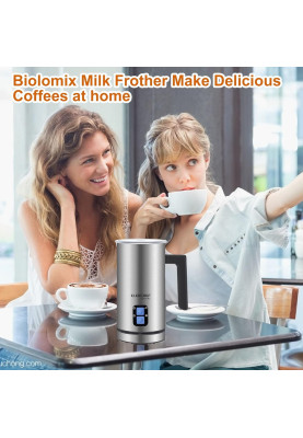 Пінозбивальник (капучинатор) Biolomix Milk Frother EMF600 (Сріблястий)