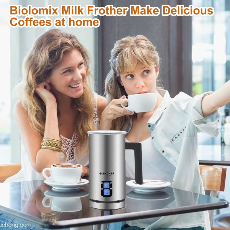 Пінозбивальник (капучинатор) Biolomix Milk Frother EMF600 (Сріблястий)
