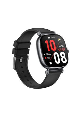Розумний годинник King Wear KW269B з AMOLED екраном (Чорний)
