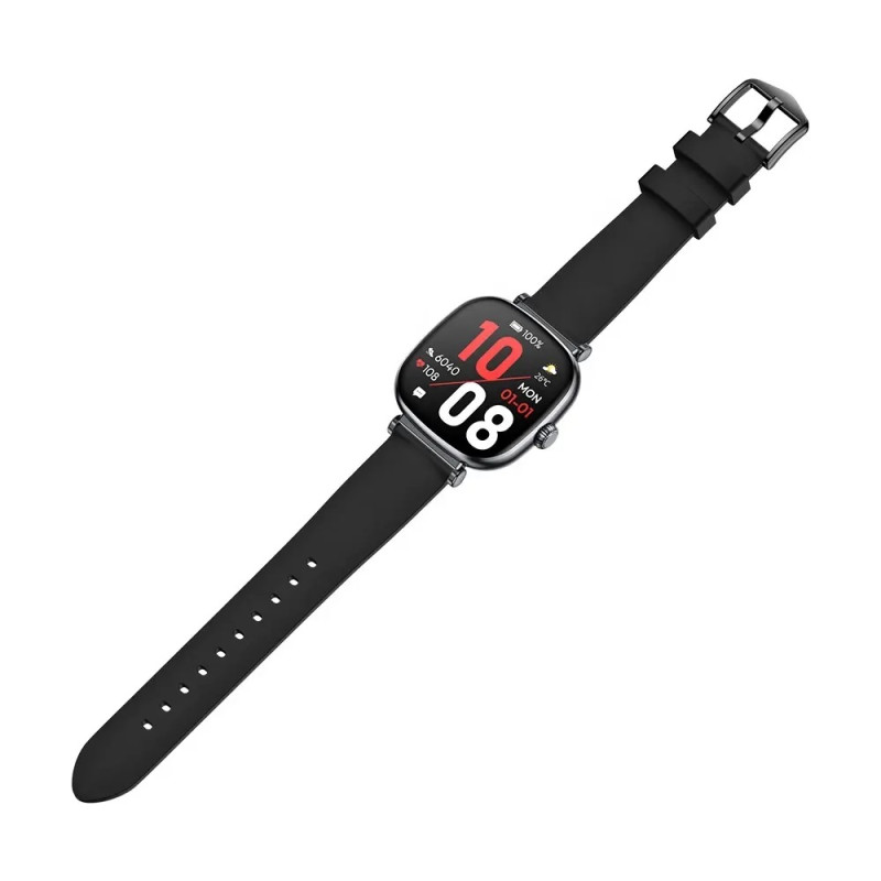Розумний годинник King Wear KW269B з AMOLED екраном (Чорний)